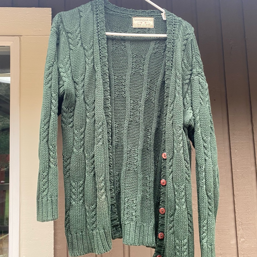 cozy cotton blend cardigan 🌲